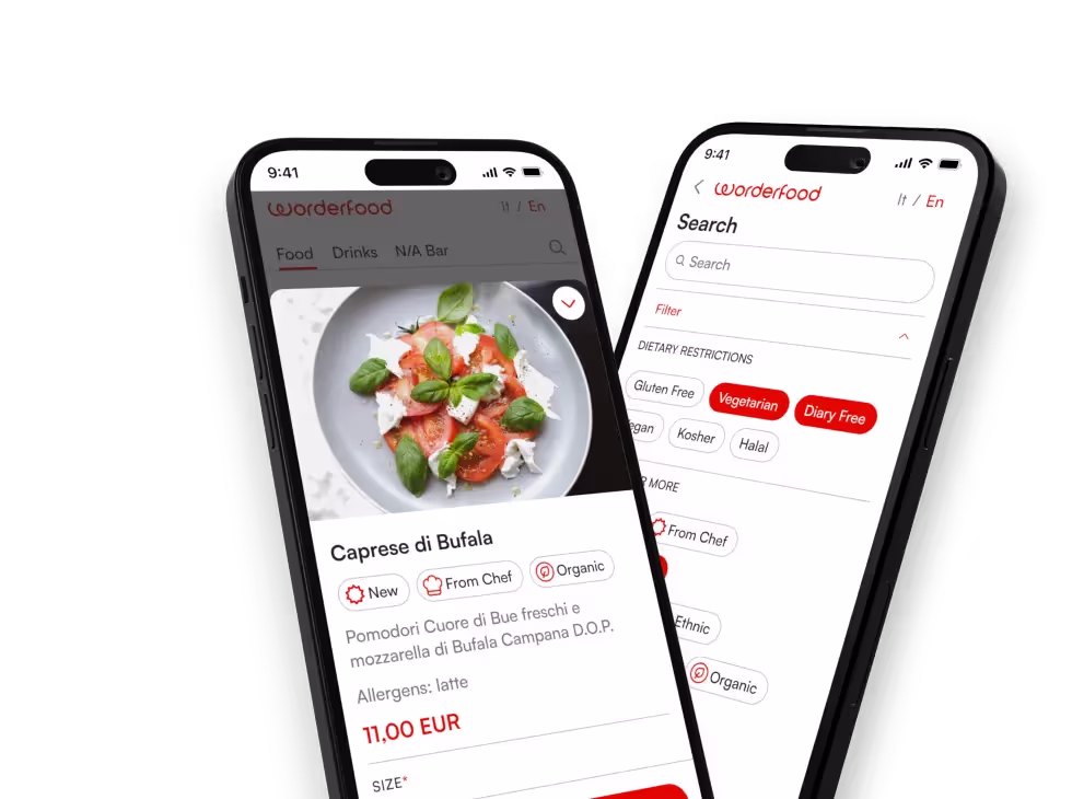 Custom food ordering platform